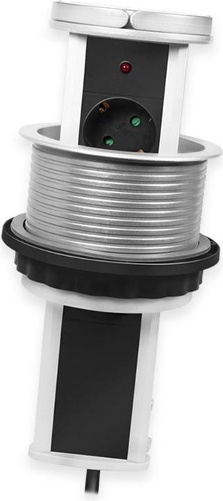 Image du produit LogiLink Unité de prise Pop-Up (3 x, CEE 7/3, 1.80 m)