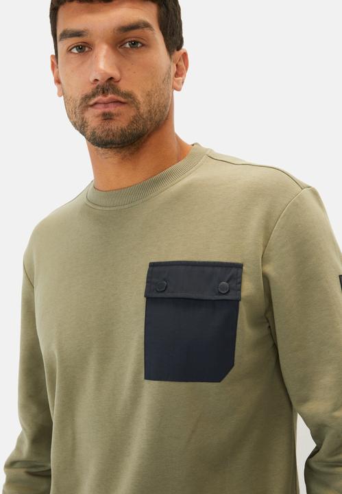 Actual product image Camel Active Lässiges Sweatshirt mit Kontrasttasche (3XL)