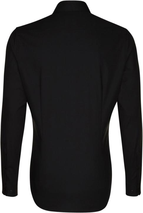Immagine prodotto Seidensticker Camicia Slim Fit Kent non stirata nera (40)
