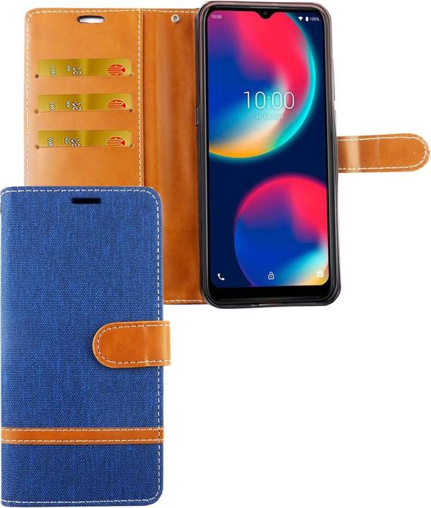 Produktbild König Design Hülle Handy Schutz für Wiko View 4 Case Cover Tasche Wallet Etui Handyhülle Neu (Wiko View 4)