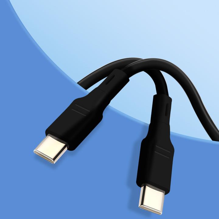 Actual product image USB-C charging and data transfer cable (1 m, USB 3.2 Gen 1, 60 W)