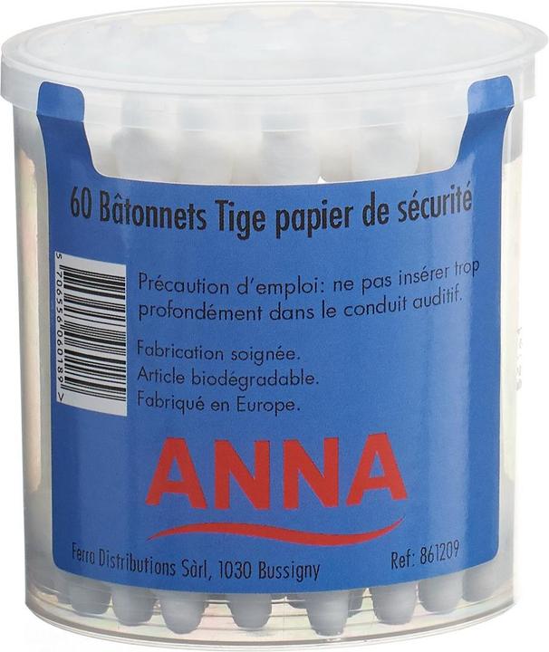 Actual product image Anna Cotton swab safety