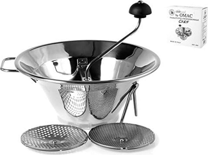 Immagine prodotto O.m.a.c. Omac Passaverdure Professionale in acciaio inox Diametro (Varie spezie)