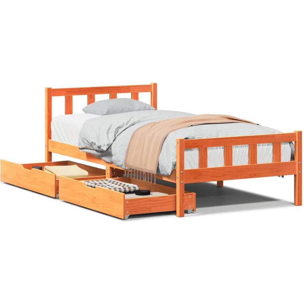 VidaXL, Bett, Bett ohne Matratze (150 x 200 cm)