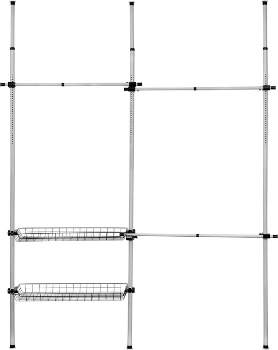 Produktbild tectake Teleskop Garderobensystem