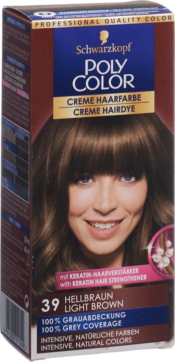 Produktbild Schwarzkopf Creme Haarfarbe 39 hellbraun (Hellbraun)