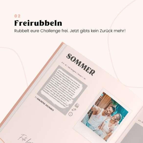 Actual product image Memories2make Challenge book for couples