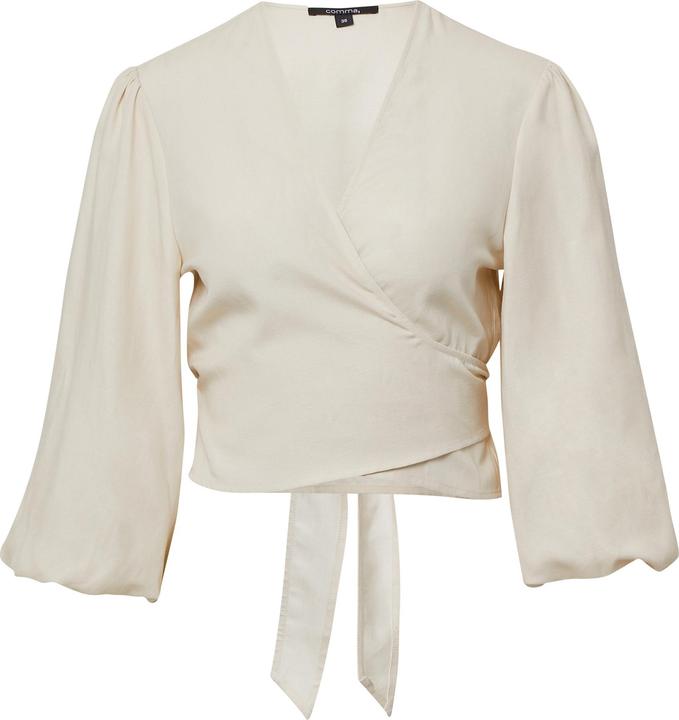 Image du produit Comma Bluse Bluse aus Leinenmix zum Knoten | x Füsun Lindner (46)