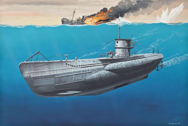 Actual product image Revell Submarine Type VIIC