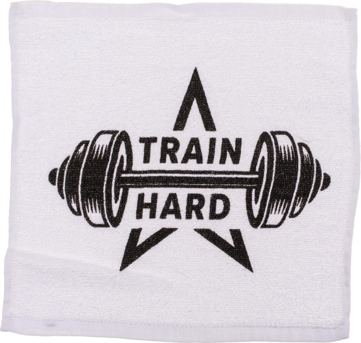 Out of the blue Magisches Handtuch Fitness Train Hard (30 x 30 cm)