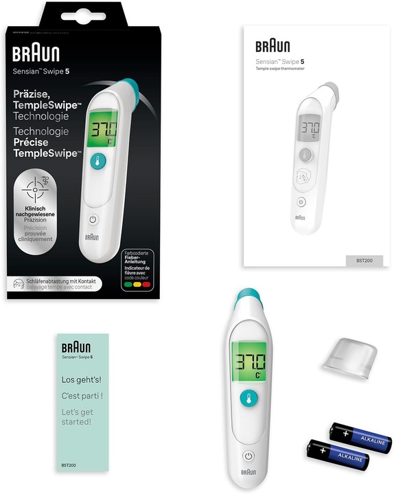 Actual product image Braun TempleSwipe BST200 (Forehead)