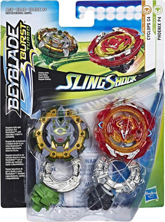 Image du produit Hasbro Beyblade Phoenix P4 et Cyclops C4 (1 - 2 Joueur)