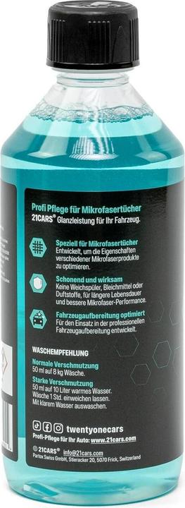 Produktbild 21cars Microfaser Waschmittel 500 ml Micro Fresh (500 ml)