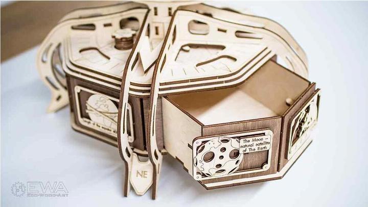 Produktbild Eco Wood Art Globus - 3D Holzbausatz