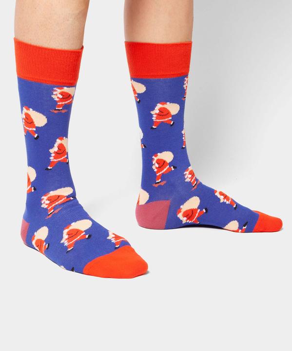 Actual product image DillySocks Hurry Up Santa (Single pack, 36 - 40)