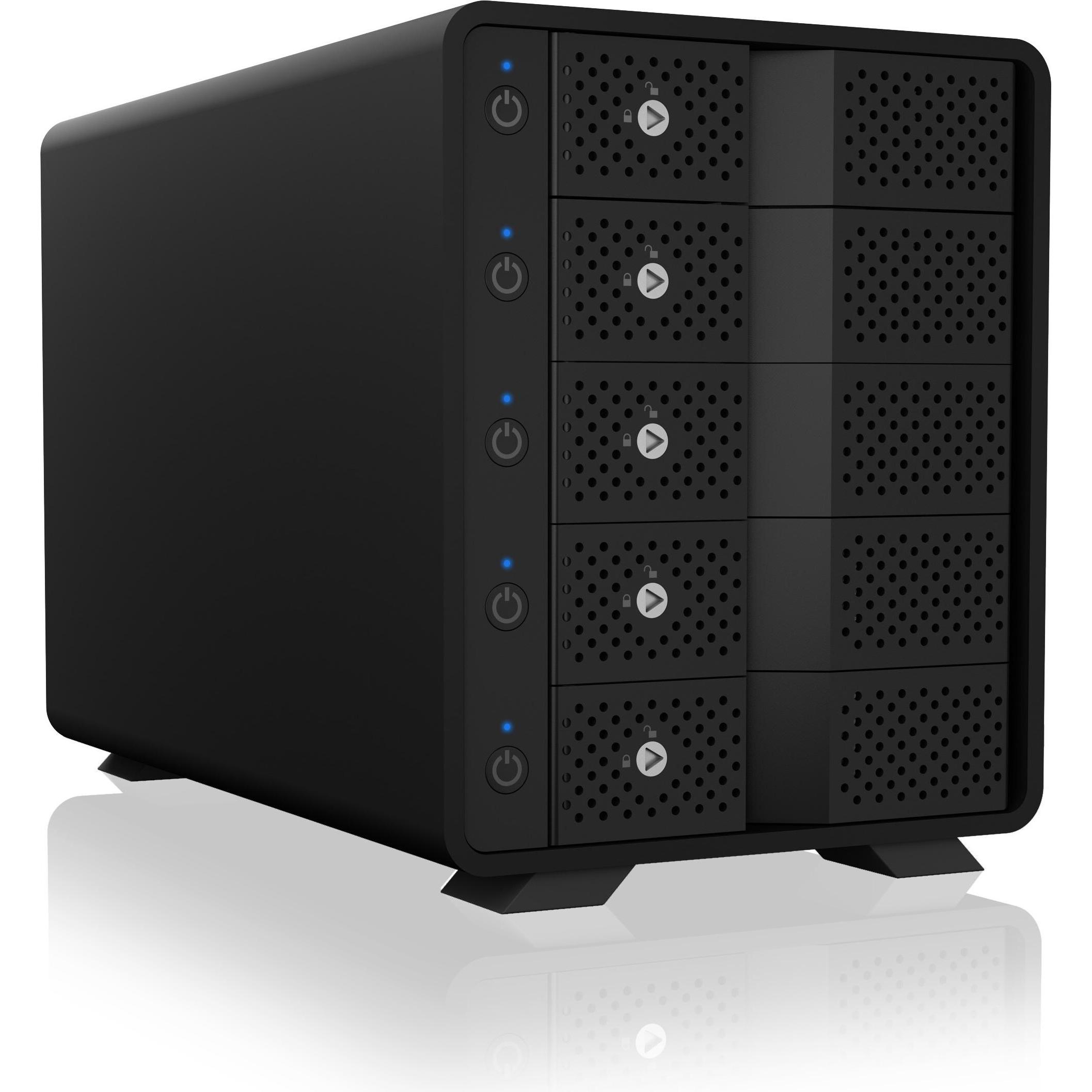 Icy Box IB-3805-C31 (3.5"), Festplattengehäuse, Schwarz