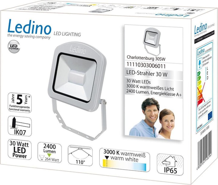 Produktbild Ledino LED-Strahler Charlottenburg (2400 lm, IP67, IP65)