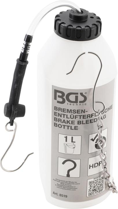 Actual product image BGS Brake bleeder bottle