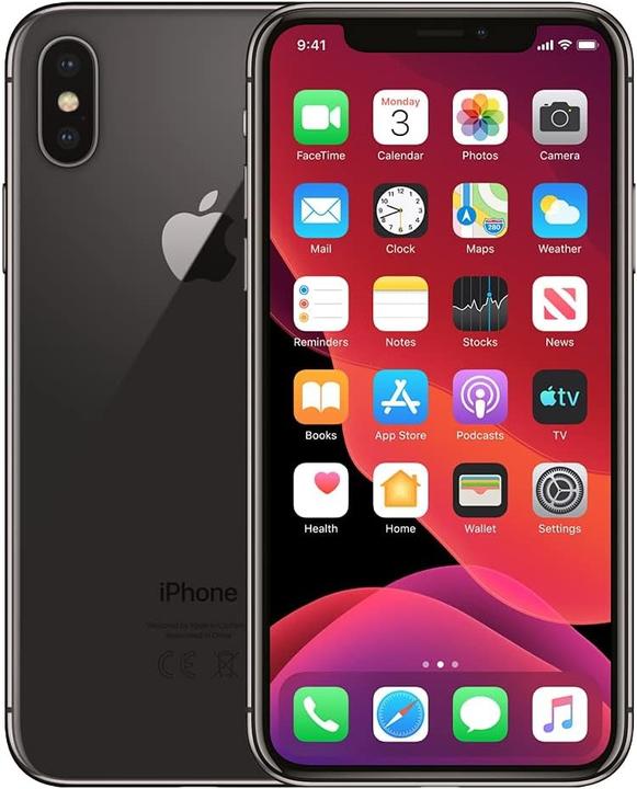 Produktbild Renewd iPhone X (64 GB, Grau/anthrazit, 5.80", 12 Mpx, Single SIM, A / Wie neu)