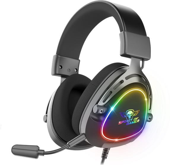 Actual product image Spirit Of Gamer Elite H40 DARK headset (Cable)