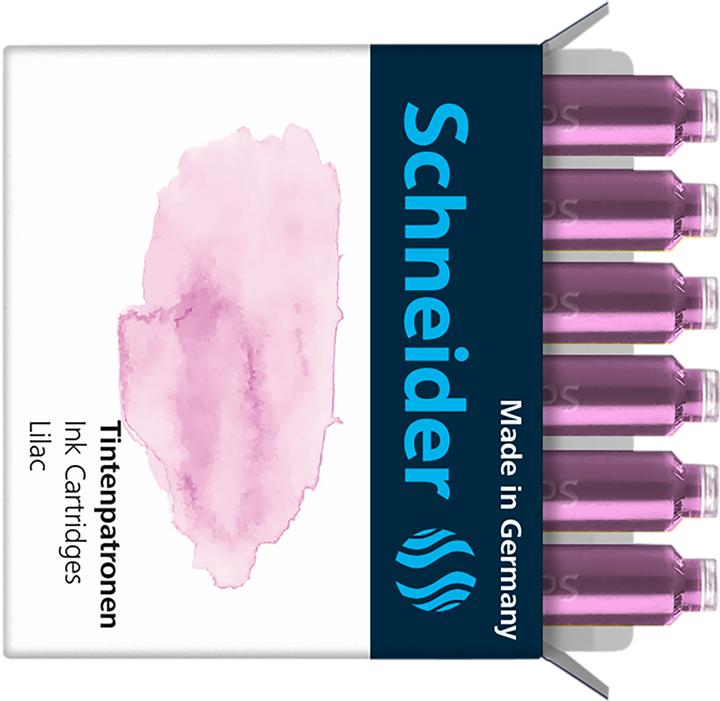 Actual product image Schneider Ink cartridge Callissima 6 pieces, Lilac (6 Piece, Violet)