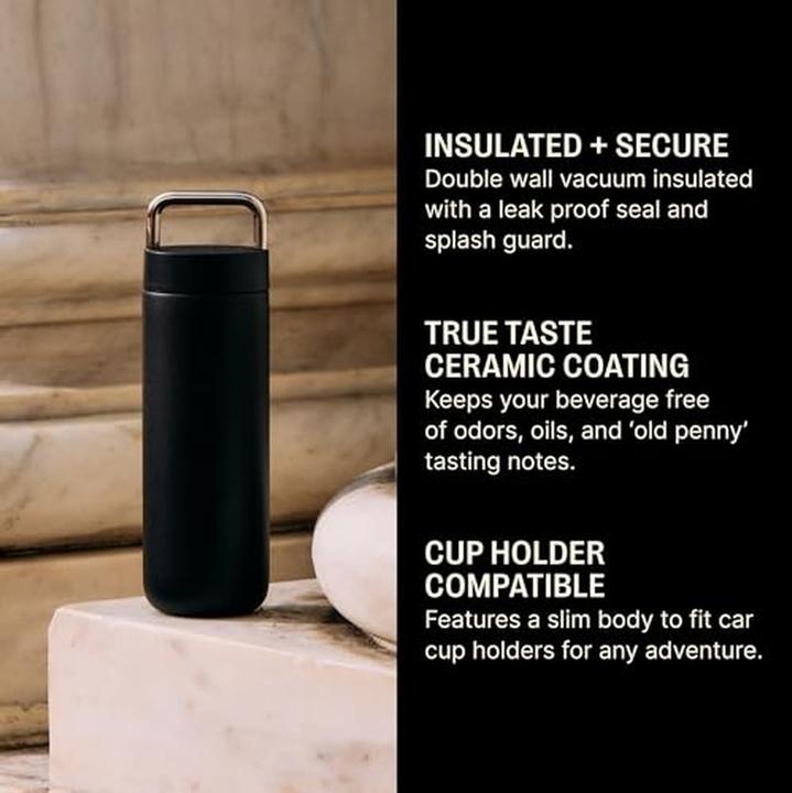 Actual product image Fellow Carter Carry Tumbler - Kubek termiczny - Czarny 591 ml (0.59 l)