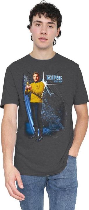 Actual product image Unisex Adult Galactic Captain Kirk T-Shirt (XXL)