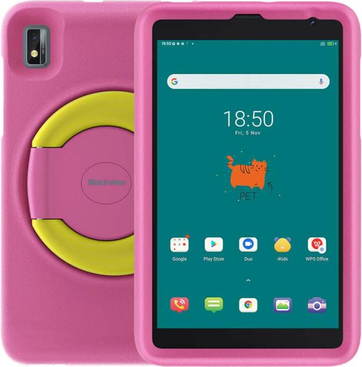 Actual product image Blackview TAB 6 Kids (Dual Sim - 8" - 4G/LTE - 32 GB, 3 GB RAM) Pink (4G, 8", 32 GB, Rose)