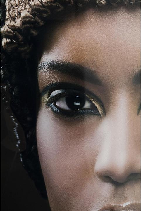 Actual product image Kare Design Picture Glass Royal Headdress Face 150x100cm (100 x 150 cm)