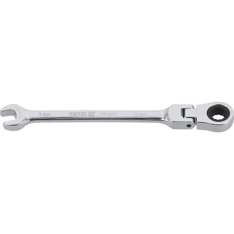 Thumbnail - Yato, Schraubenschlüssel, Flex. Ratchet Combination Wrench 8mm (8 mm)