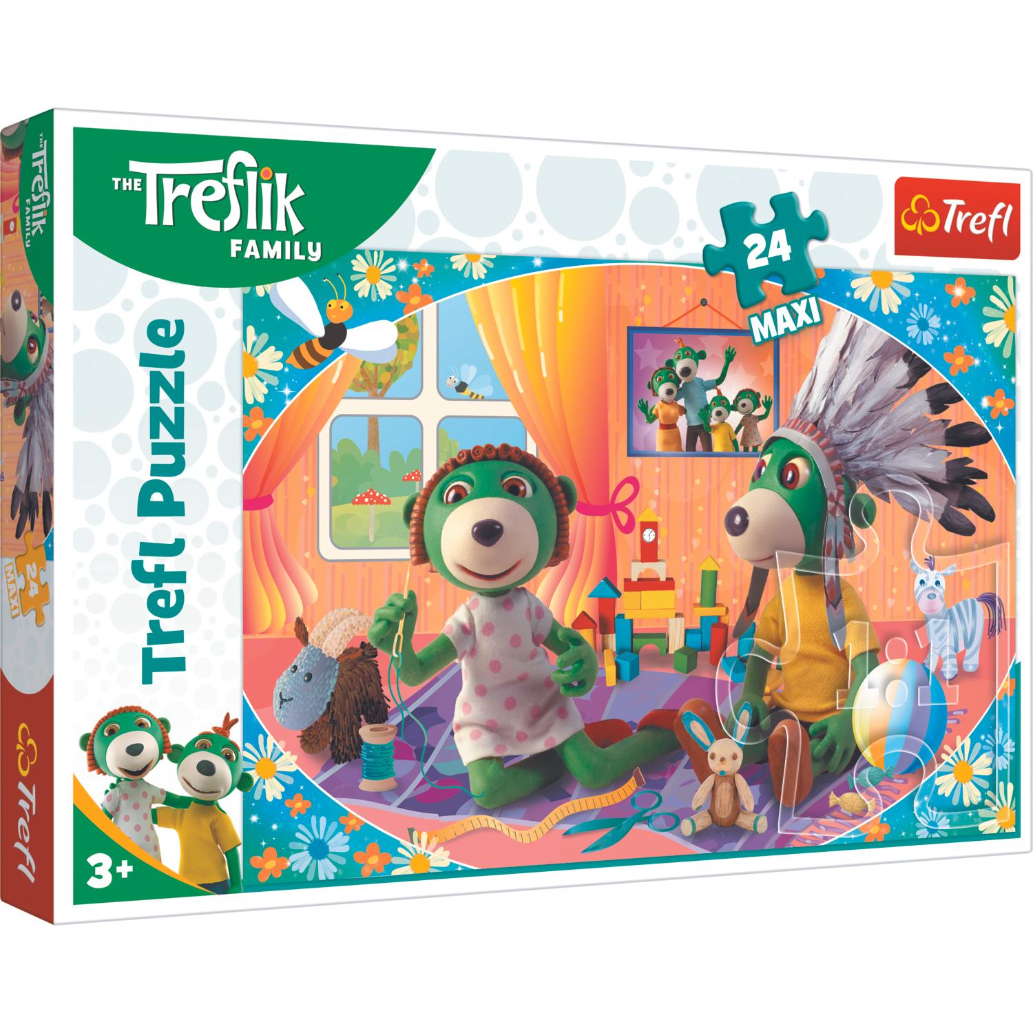 Trefl Das Puzzle besteht aus 24 MAXI-Teilen und wurde mit Blick auf die jüngsten Puzzle-Fans entworfen. We (24 Teile)
