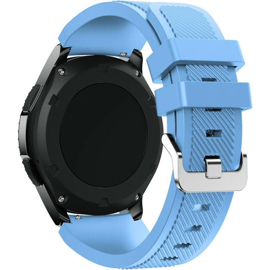 Thumbnail - Strap-it Silikonarmband (22 mm, Silikon), Uhrenarmband, Blau