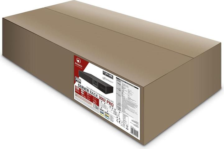 Actual product image Land SERVER RACK 3002 PRO Double conversion (online) 3 kVA 2700 W 8 socket(s) AC (3000 VA, 2700 W, Online double converter UPS)