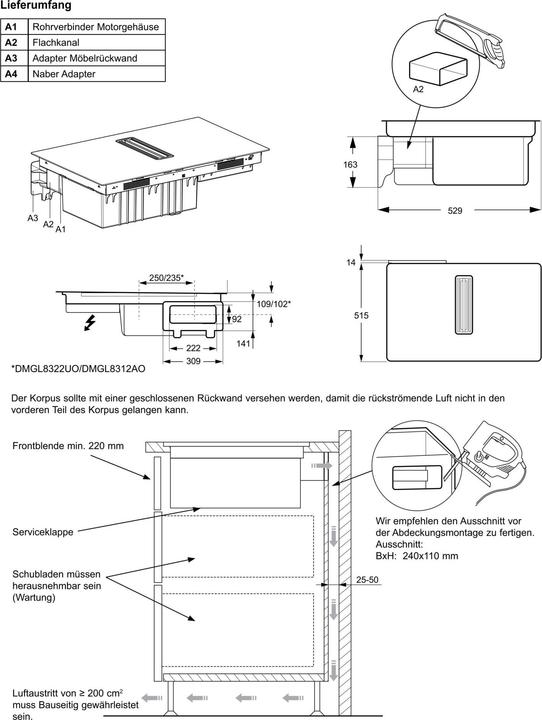 Immagine prodotto Electrolux DMGL8322UO (83 cm, Piano cottura a induzione)