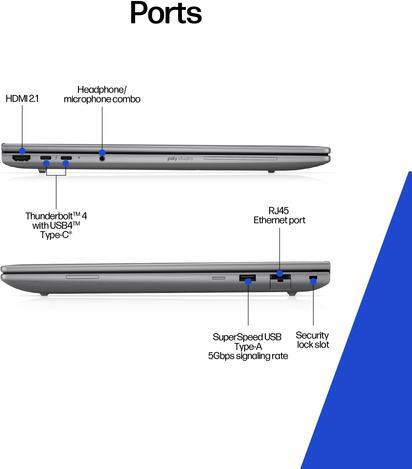 Image du produit HP ZBook 8 G1i Intel Core Ultra 7 255H 35,56cm 14Zoll WUXGA 16GB 512GB/SSD W11P 3J Gar (DE) (14", Intel Core Ultra 7 255H, 16 Go, 64.00 Go, DE)
