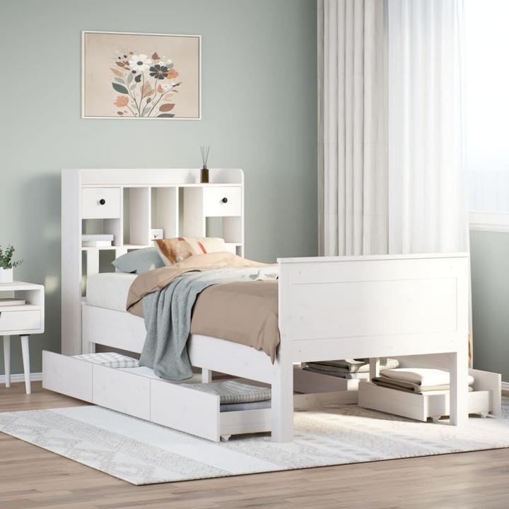 Produktbild vidaXL Bücherregalbett (75 x 190 cm)