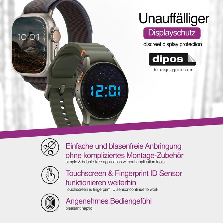 Produktbild Dipos Schutzfolie Klar für Invicta Pro Diver 8930OB (40mm)