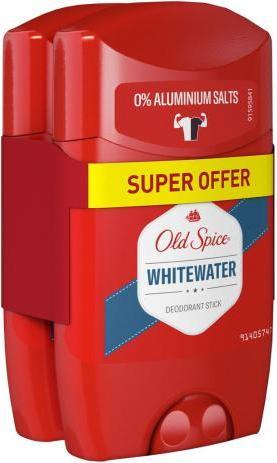 Actual product image Old Spice WhiteWater Duo Deodorant Stick for Men 2 x 50 ml (Stick, 100 ml)