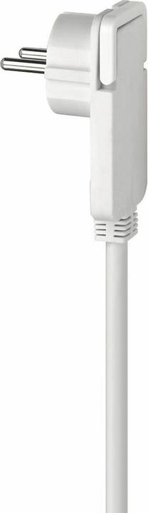 Actual product image Brennenstuhl Short extension lead with angled flat plug EU plug (10 m, CEE 7/3)