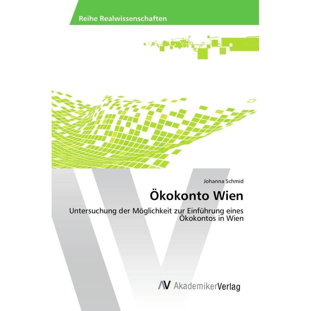 Thumbnail - Ökokonto Wien, Fachbücher von Johanna Schmid