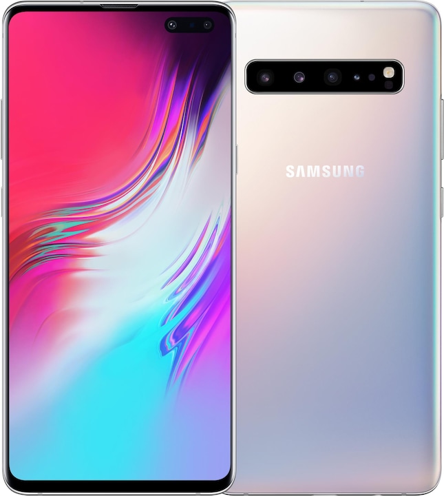 Actual product image Samsung Galaxy S10 5G (256 GB, Crown Silver, 6.70", Single SIM, 16 Mpx, 5G)
