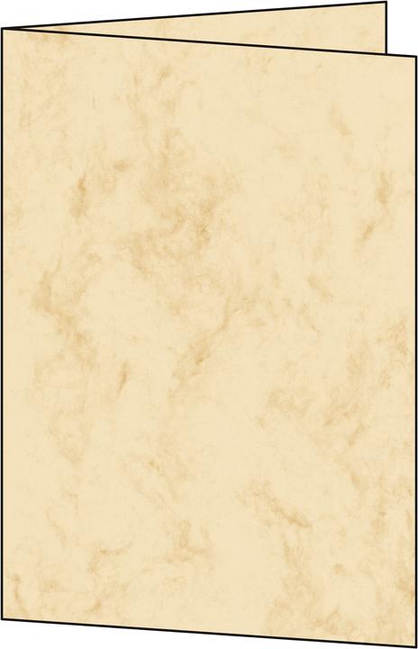 Sigel Marmor-Karten (A5, 185 g/m², 25 x)