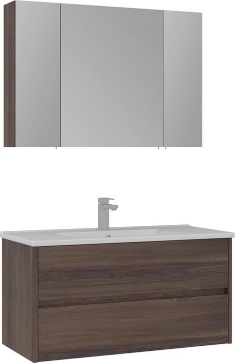 Produktbild Homitis Side 100 v3 Bathroom Cabinet With Sink & Mirror Set (2 Pieces)