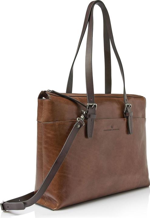 Actual product image Castelijn & Beerens Rien shoulder bag RFID protection leather 40 cm laptop compartment