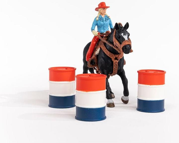 Produktbild Schleich Barrel Racing mit Cowgirl