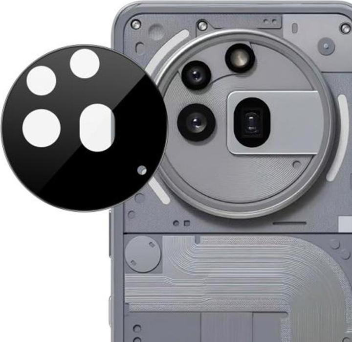 Produktbild Techsuit - Full Camera Glass - Nothing Phone (3a) Pro - Black (Nothing Phone (3a) Pro)
