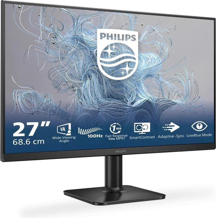 Produktbild Philips 68,5cm (27,0") 27E2N1100L 16:09 HDMI+D-Sub black (1920 x 1080 Pixel, 27")