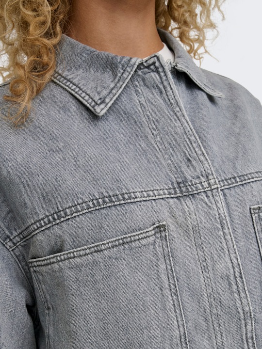 Image du produit Only Onlemmie L/S Shirt Grey Dnm Azg Noos (S)