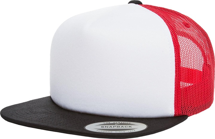 Actual product image Flexfit Foam Trucker with White Front (One size)