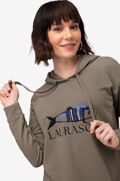 Produktbild Laurasøn Hoodie, Fisch Motiv, Kapuze, Langarm (S)